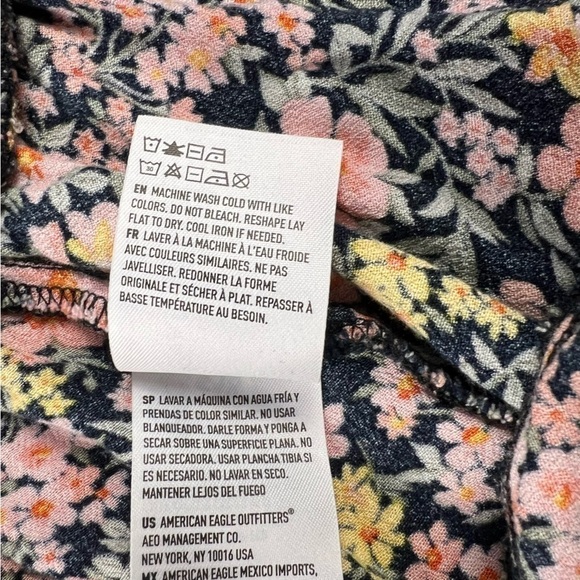 American Eagle - Women’s Skirt - Small - Floral - Ruffled - Miniskirt - Picture 6 of 7